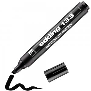 Marker Edding 133 Permanent, Varf Tesit 1-5 Mm, Negru