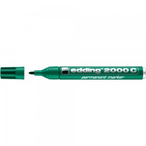 Marker Edding 2000 Permanent Varf Rotund 1.5-3 Mm, Verde Marker Edding 2000 Permanent Varf Rotund 1.5-3 Mm, Verde