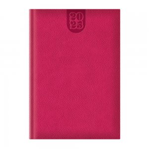 Agenda Dakota A5, Datata, Hartie Ivory, Coperta Fuchsia