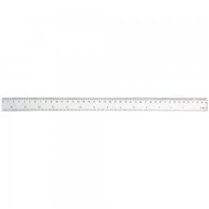 Rigla Plastic Transparent, 40 Cm Rigla Plastic Transparent, 40 Cm