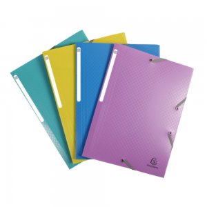 Mapa Elastic Exacompta, Pp Reciclat, A4, 250 Coli, Diverse Culori Mapa Elastic Exacompta, Pp Reciclat, A4, 250 Coli, Diverse Culori