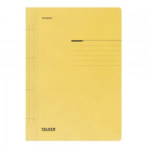 Dosar cu sina Lux Falken, carton, 250 g/mp, galben