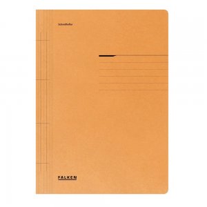 Dosar cu sina Lux Falken, carton, 250 g/mp, portocaliu