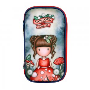 Penar Echipat Gorjuss, 1 Compartiment Little Mushroom, 12x22x6 Cm Penar Echipat Gorjuss, 1 Compartiment Little Mushroom, 12x22x6 Cm