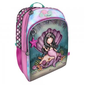 Rucsac Clasic Gorjuss The World Is Your Oyster, 2 Compartimente, 34x43x22 Cm