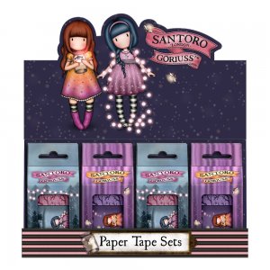 Display Benzi Adezive, Santoro, Gorjuss, Set 12, Diverse Modele