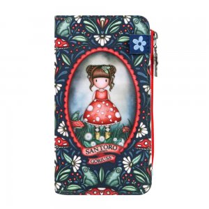 Portofel Gorjuss, Little Mushroom, 9x17x2 Cm