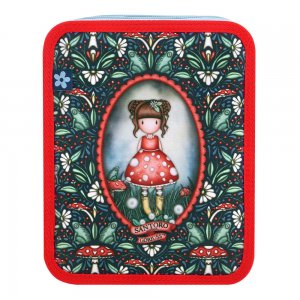 Penar Echipat, Gorjuss, Little Mushroom, 2 Compartimente, 19x23x4cm Penar Echipat, Gorjuss, Little Mushroom, 2 Compartimente, 19x23x4cm