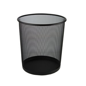 Cos metalic pentru birou, mesh, 15 l, negru Cos metalic pentru birou, mesh, 15 l, negru