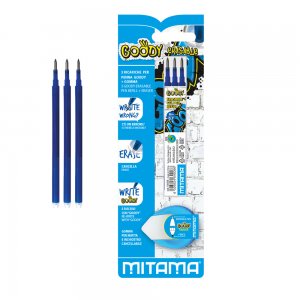 Set 3 Mine Pix Mitama, Rescriere Albastru, Blister Set 3 Mine Pix Mitama, Rescriere Albastru, Blister