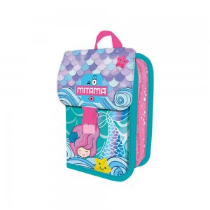 Penar Mitama, 1 Compartiment, 2 Clapete, Design Marin, 14 X 8.5 X 23.5 Cm Penar Mitama, 1 Compartiment, 2 Clapete, Design Marin, 14 X 8.5 X 23.5 Cm