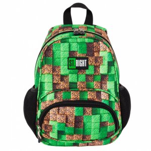 Ghiozdan Mini St Right, Bp70 Colectia Pixel Cubes, 1 Compartiment