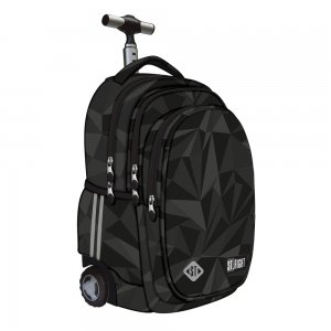 Troller Majewski St Right, Tb01, Geometric Grey, 4 Compartimente, 44 X 32 X 25 Cm Troller Majewski St Right, Tb01, Geometric Grey, 4 Compartimente, 44 X 32 X 25 Cm