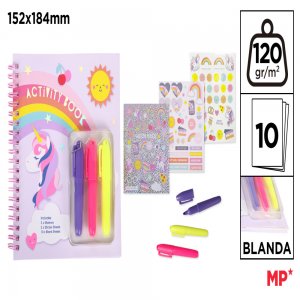 Carte De Activitati, Contine Stickere Si Carioci, 3 Culori Carte De Activitati, Contine Stickere Si Carioci, 3 Culori