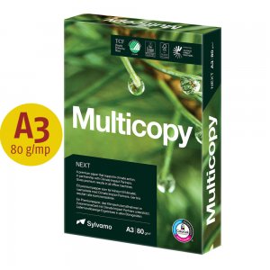 Hartie Copiator Multicopy Next, A3, 80 G/mp, 500 Coli/top