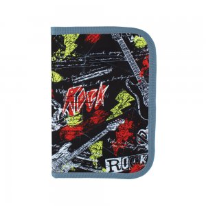 Penar Next Level, 1 Compartiment, Colectia 4everrock, 21x14x4 Cm Penar Next Level, 1 Compartiment, Colectia 4everrock, 21x14x4 Cm