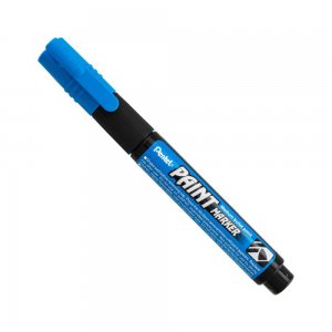 Marker Permanent Pentel Paint Marker Mmp20, 4 Mm Vopsea Albastru Marker Permanent Pentel Paint Marker Mmp20, 4 Mm Vopsea Albastru