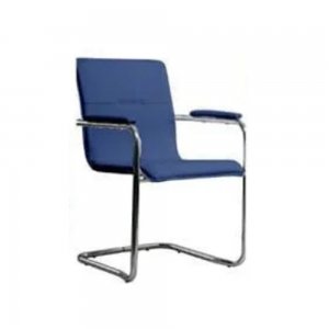 Scaun Vizitator Sally, Eco Piele, Albastru Scaun Vizitator Sally, Eco Piele, Albastru