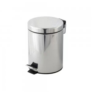 Cos Gunoi Cu Pedala Inox, 5l Cos Gunoi Cu Pedala Inox, 5l