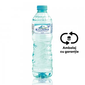 Apa Minerala Plata Bucovina, 0.5 L, 12 Sticle/bax, Eticheta Sgr