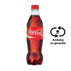 Bautura Racoritoare Carbogazoasa Coca-cola, 0.5 L, 12 Bucati/bax, Eticheta Sgr