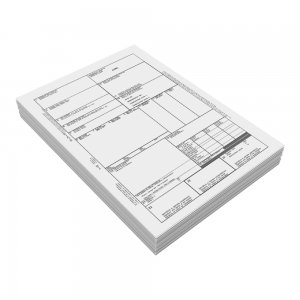 Scrisoare de transport international, color, tipar fata, 5 exemplare Scrisoare de transport international, color, tipar fata, 5 exemplare