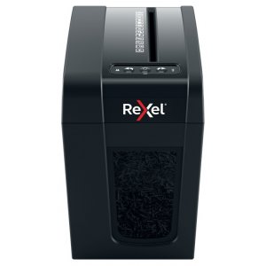 Distrugator Documente Manual Rexel Secure X 6 Slim, P4, Cross-cut (confeti), 6 Coli, 10l, Negru