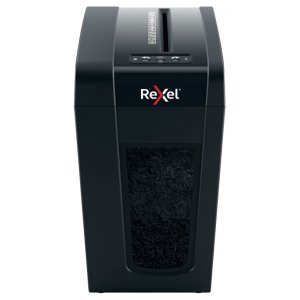 Distrugator Documente Manual Rexel Secure X10 Slim, P4, Cross-cut (confeti), 10 Coli, 18l, Negru