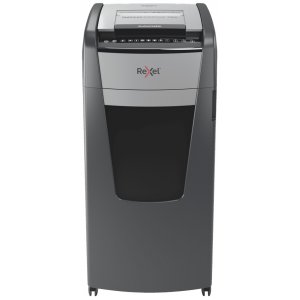 Distrugator Documente Automat Rexel Optimum 750x, P4, Cross-cut (confeti), 750 Coli, Cos 140l, Negru
