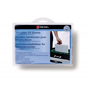 Coli Impregnate Cu Ulei Pentru Distrugator Documente Rexel - 20 Buc/set Coli Impregnate Cu Ulei Pentru Distrugator Documente Rexel - 20 Buc/set