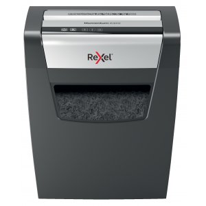 Distrugator Documente Manual Rexel Momentum X410, P4, Cross-cut (confeti), 10 Coli, Cos 23l, Negru