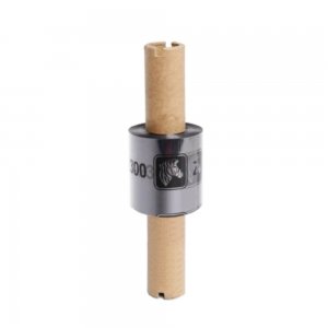 Ribon cu Ceara (WAX) Zebra 2300 Negru, 33mm x 74m, INK OUT - Etichete Semilucioase