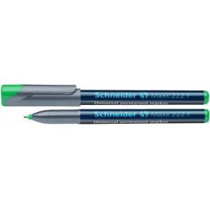 Universal Permanent Marker Schneider Maxx 222 F, Varf 0.7mm - Verde Universal Permanent Marker Schneider Maxx 222 F, Varf 0.7mm - Verde