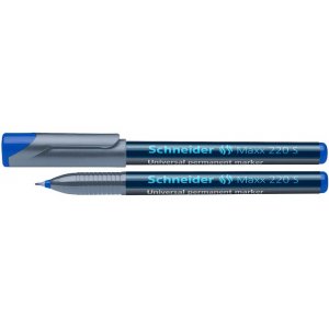 Universal Permanent Marker Schneider Maxx 220 S, Varf 0.4mm - Albastru Universal Permanent Marker Schneider Maxx 220 S, Varf 0.4mm - Albastru