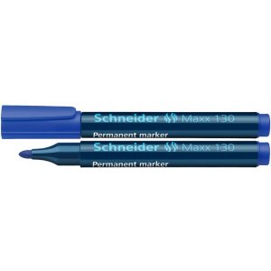 Permanent Marker Schneider Maxx 130, Varf Rotund 1-3mm - Albastru Permanent Marker Schneider Maxx 130, Varf Rotund 1-3mm - Albastru