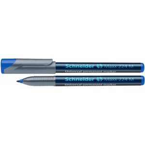 Universal Permanent Marker Schneider Maxx 224 M, Varf 1mm - Albastru Universal Permanent Marker Schneider Maxx 224 M, Varf 1mm - Albastru