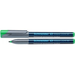Universal Permanent Marker Schneider Maxx 224 M, Varf 1mm - Verde Universal Permanent Marker Schneider Maxx 224 M, Varf 1mm - Verde