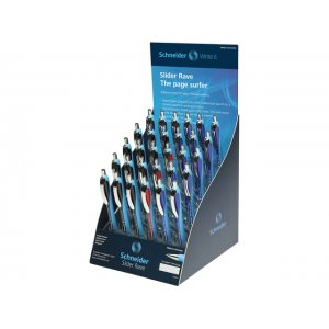 Sis Display Schneider Slider Rave Xb, 30 Pixuri - (2 X Verde, 3 X Rosu, 10 X Negru, 15 X Albastru)