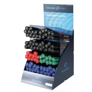 Sis Display Schneider Maxx 130, 80 Markere Permanente (40-negre, 20-albastre, 10-rosii, Verzi) Sis Display Schneider Maxx 130, 80 Markere Permanente (40-negre, 20-albastre, 10-rosii, Verzi)