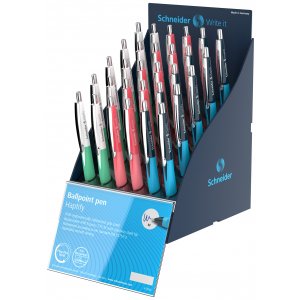 Sis Display Schneider Haptify, 30 Pixuri - (10 X Bleumarin/bleu, Coral, Alb/verde Menta)