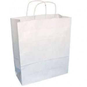 Sacose din Hartie Alba, Dimensiune 32x12x41 cm, 100 Buc/Bax, Pungi si Plase pentru Cadouri Sacose din Hartie Alba, Dimensiune 32x12x41 cm, 100 Buc/Bax, Pungi si Plase pentru Cadouri