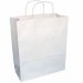 Sacose din Hartie Alba, Dimensiune 32x12x41 cm, 100 Buc/Bax, Pungi si Plase pentru Cadouri 153,73 lei