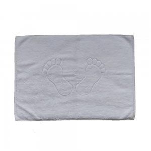 Prosop de Picioare Ela, 100% Bumbac, Culoare Alb, 50x70 cm