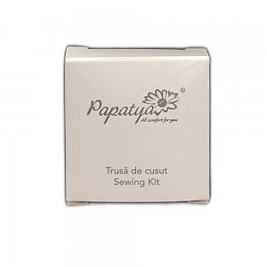Set de Cusut Papatya format din 6 Culori AÈ›Äƒ, Ac, Nasturi, Ac de SiguranÈ›Äƒ, Ambalat in Cutie de Carton
