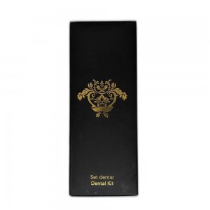 Set Dentar Lux format din Periuta de Dinti si Pasta de Dinti, Ambalat in Cutie de Carton