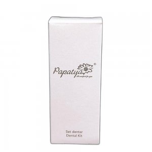 Set Dentar Papatya format din Periuta de Dinti si Pasta de Dinti, Ambalat in Cutie de Carton