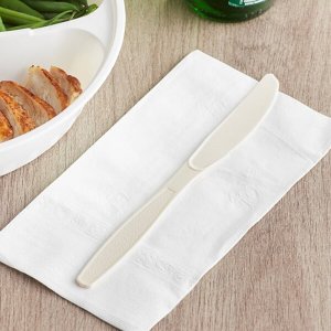 Tacamuri Reutilizabile format din Furculita, Lingura, Cutit si Servetel, Culoare Crem Tacamuri Reutilizabile format din Furculita, Lingura, Cutit si Servetel, Culoare Crem