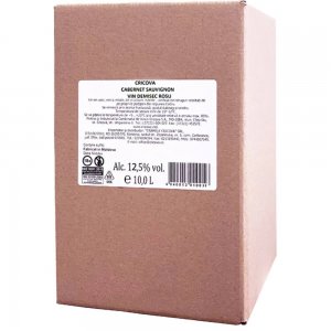 Vin Rosu Demisec Cabernet Sauvignon Bag in Box Cricova, 13% Alcool, 10 l, Vinuri Rosii, Vinuri Demiseci, Vin Cricova, Vinuri Cricova, Vin Demisec, Vin Demisec Rosu, Vin la Cutie, Vinuri la Cutie, Vin Bag in Box, Bag in Box Cricova
