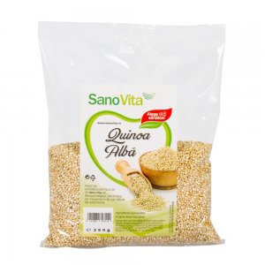 Quinoa Alba Sano Vita 250g, Quinoa Sano Vita, Quinoa Sanovita Alba, Quinoa Integrala, Quinoa Naturala, Quinoa Organica, Quinoa Preparate, Quinoa fara Gluten