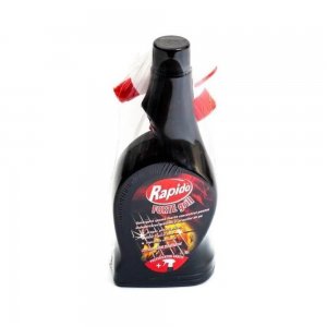 Pulverizator RAPIDO Forte Grill, 750 ml, Gel Foarte Concentrat pentru Indepartarea Grasimii si Arsurilor, Solutie pentru Grasimi, Degresant Bucatarie, Solutie Curatat Gratar, Detergent Lichid Degrasant, Solutie Degresanta pentru Suprafete
